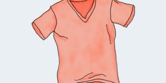 T-shirt col en V